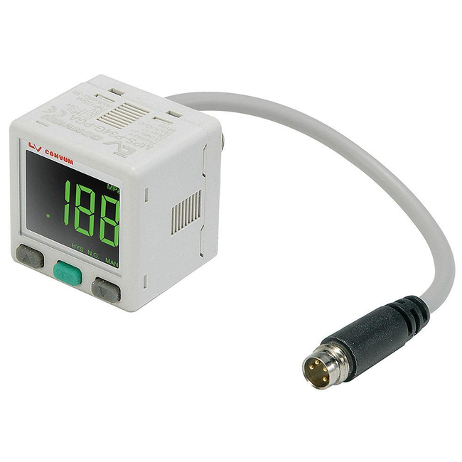 Vacuum Pressure Sensors - MPS-34 Pressure Sensor (2 Color Panel Mount)